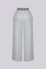 Gingham Boxer Trim Sweatpants