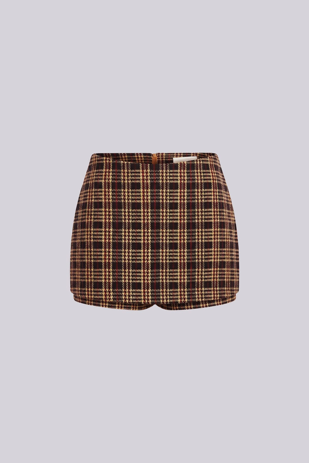 Wander Cozy Plaid Mini Skirt