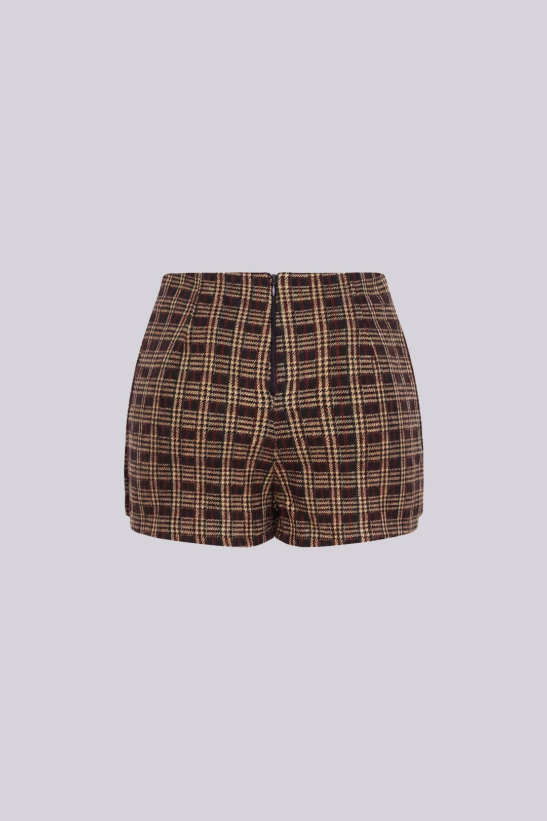 Wander Cozy Plaid Mini Skirt