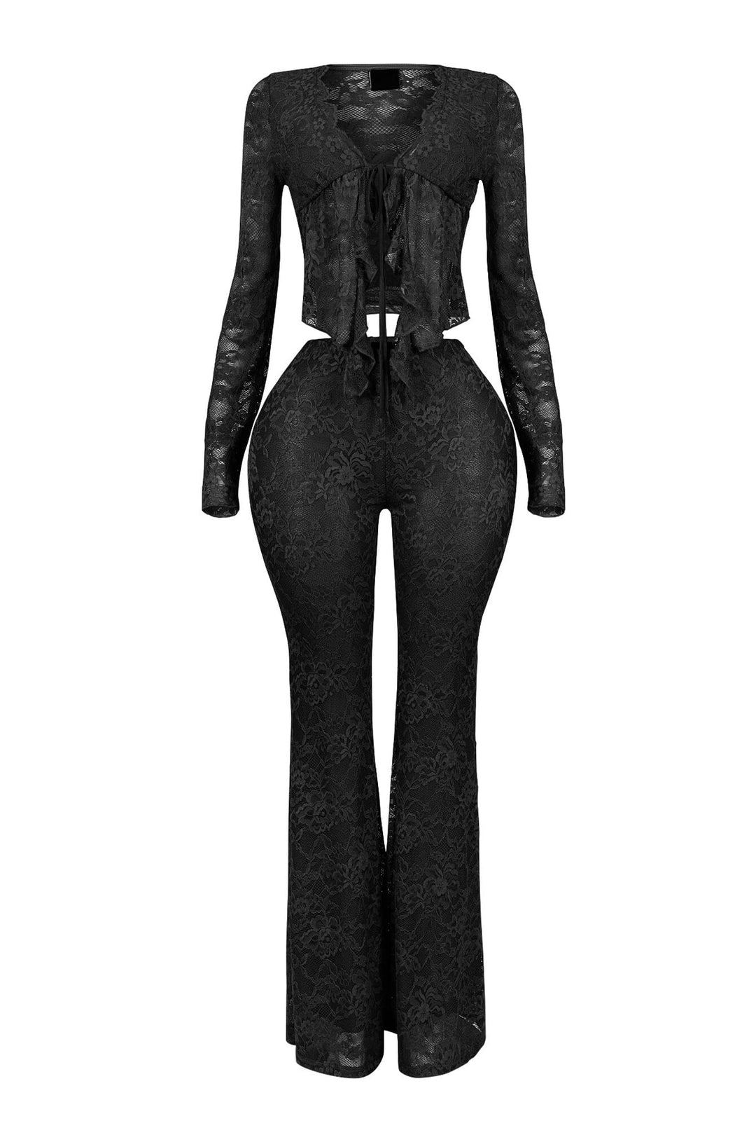 Everly Lace Top &amp; Wide Pants SET