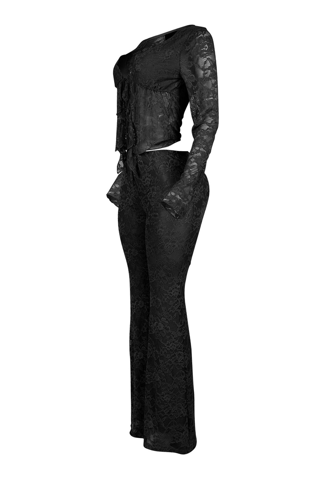 Everly Lace Top &amp; Wide Pants SET