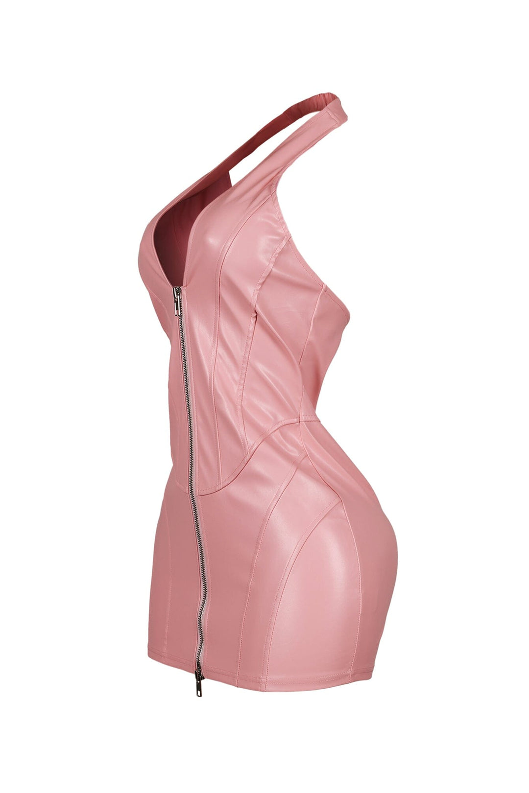 pink leather dress Solid Color Mini (as1, Alpha, s, l, Regular, Regular, Small) at Amazon Women's Clothing store The Leather Lover Pink Dress from Sassy Shortcake is crafted from supple leather with a sleek bodycon silhouette Leather Pink Mini Luxely