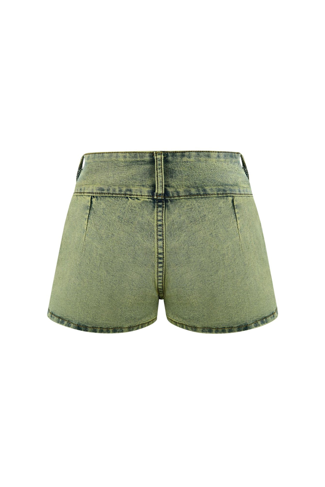 Hint of Moon Vintage Denim Pleated Skort SKIRT EDGE 