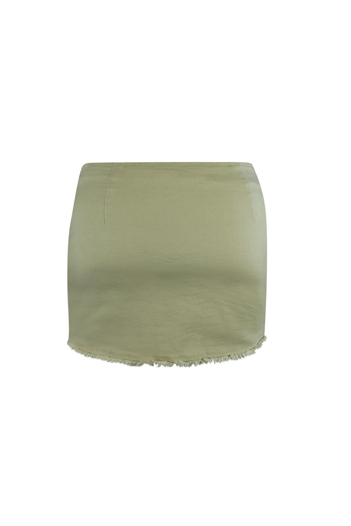 Sahara Frayed Hem Mini Skirt SKIRT EDGE 