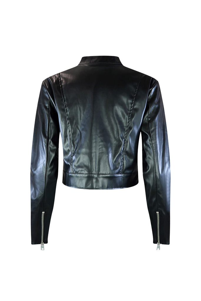 Green With Envy Vegan Leather Jacket Outerwear EDGE 