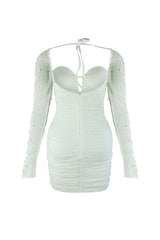 Snow Globe Mesh Pearl Dress Dress EDGE 