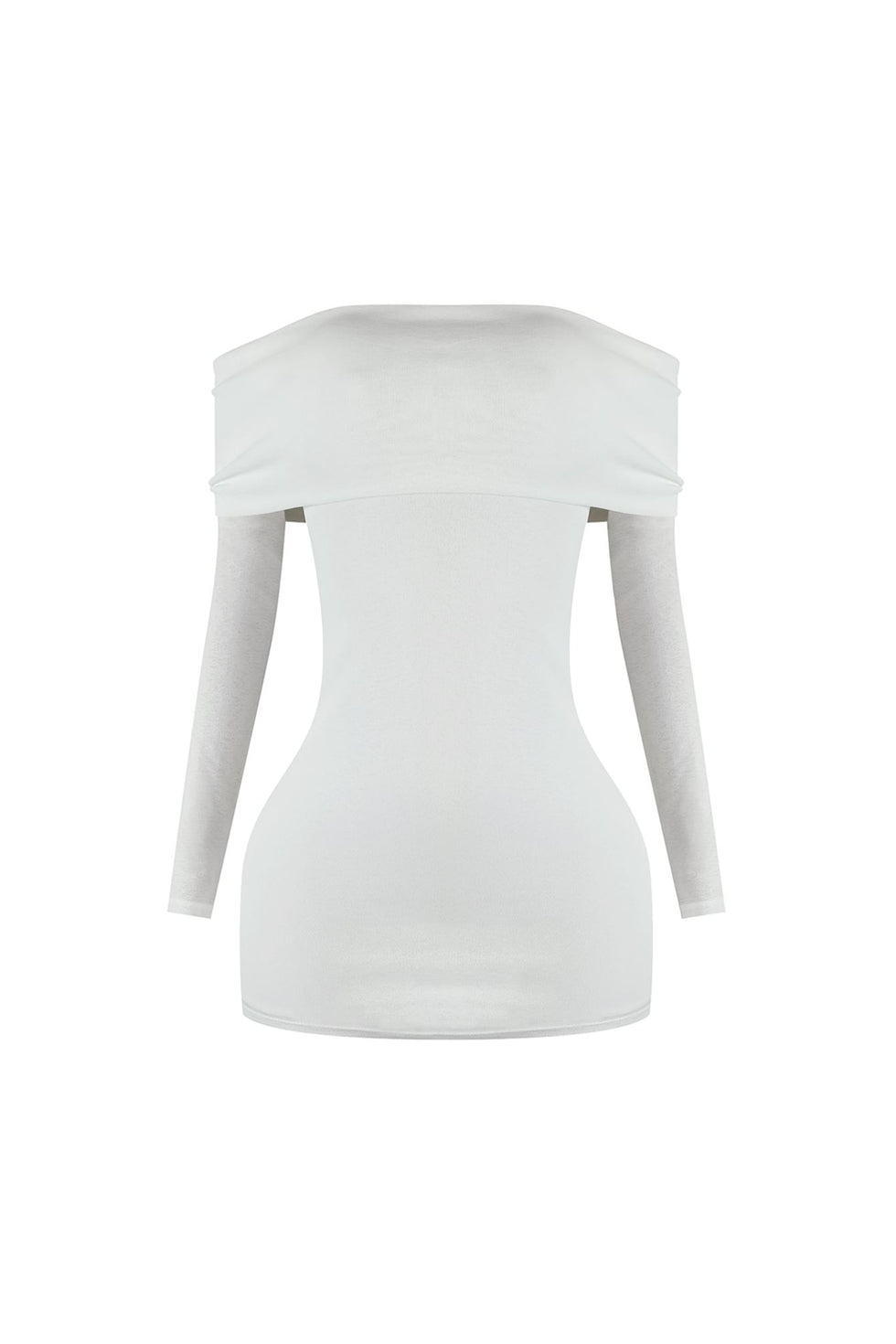 Off Shoulder Long Sleeve Mini Dress main image 0