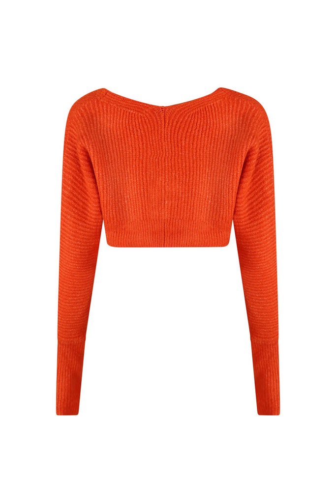 Sleight Chain Crop Cardigan Top Crop Top EDGE 