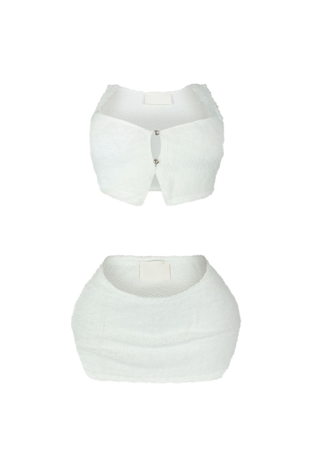 Fuzzy Feeling Tank Top &amp; Skirt SET