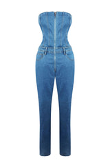 Always Be Zip Up Tube Jumpsuit