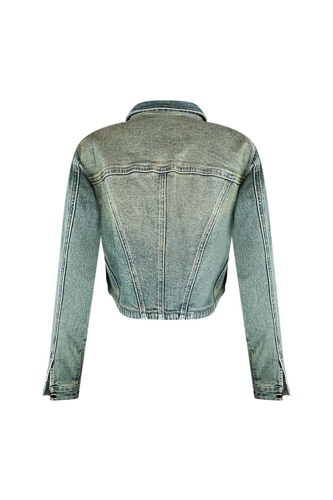 Only The Young Denim Corset Jacket Outerwear EDGE 