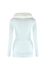 Be Fur Real Trim Top &amp; Skirt SET matching sets EDGE 