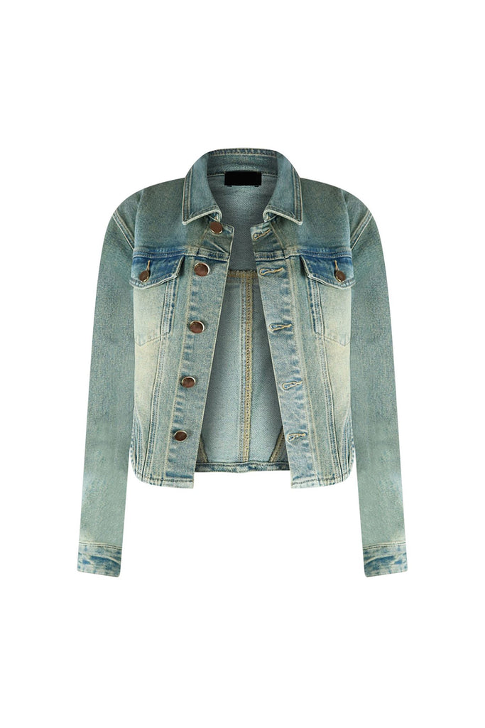 Only The Young Denim Corset Jacket Outerwear EDGE 