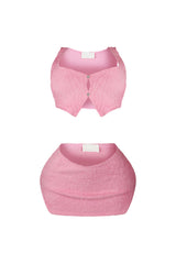 Fuzzy Feeling Tank Top &amp; Skirt SET