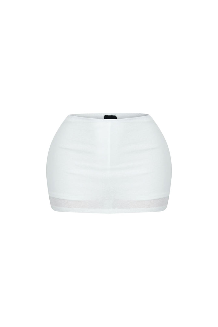 Moonlit Double Layered Low Rise Mini Skirt