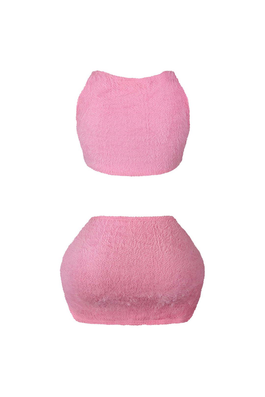 Fuzzy Feeling Tank Top &amp; Skirt SET