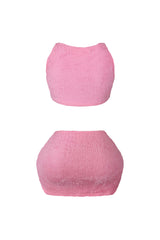 Fuzzy Feeling Tank Top &amp; Skirt SET