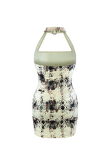 Snatch Me Snake Print Mini Dress