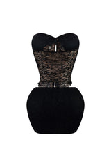 Feel Good Lace Top &amp; Mini Skirt SET