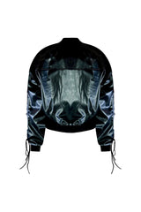 Edge Vegan Leather Bomber Jacket Outerwear EDGE 