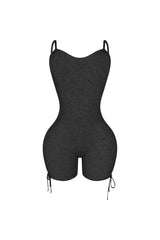 Kittie Side Lace Up Knit Romper
