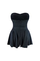 Balletcore Flare Tube Corset Mini Dress Dress EDGE 