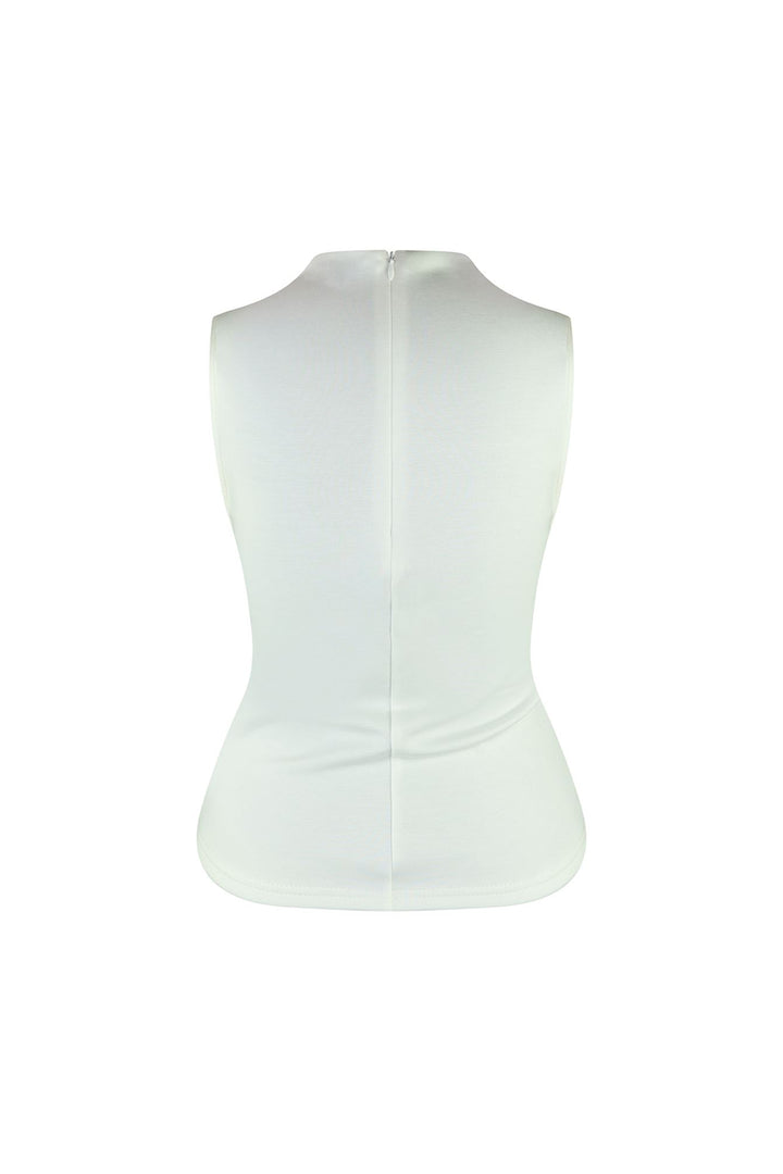 Unconditional Buckle Sleeveless Top