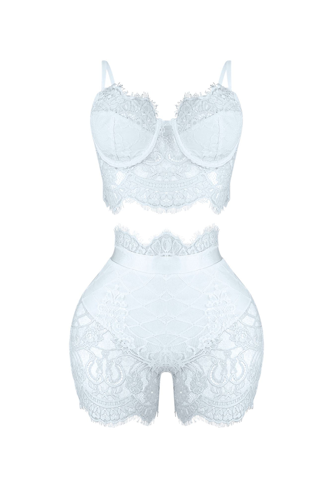 Relapse Lace Bustier &amp; Shorts SET