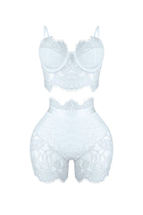Relapse Lace Bustier &amp; Shorts SET