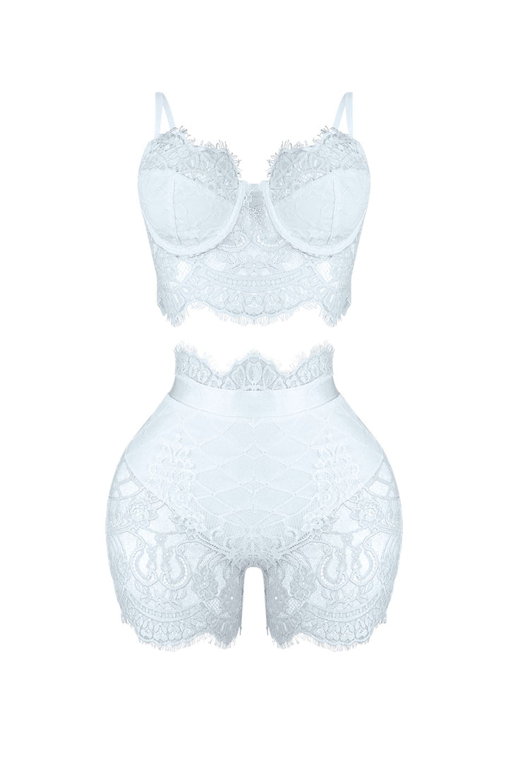 Relapse Lace Bustier &amp; Shorts SET