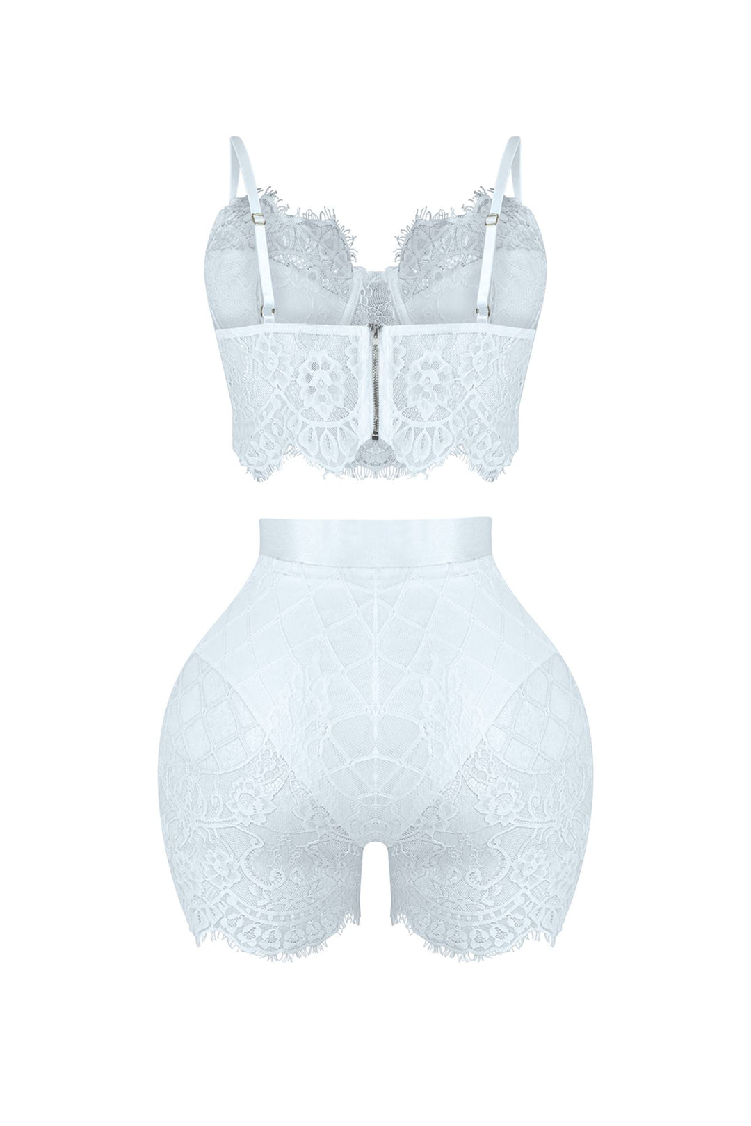 Relapse Lace Bustier &amp; Shorts SET