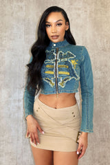 Lover Girl Washed Graphic Jacket Outerwear EDGE 
