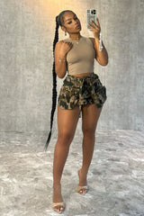 Come And Go Cargo Pocket Mini Skirt SKIRT EDGE 