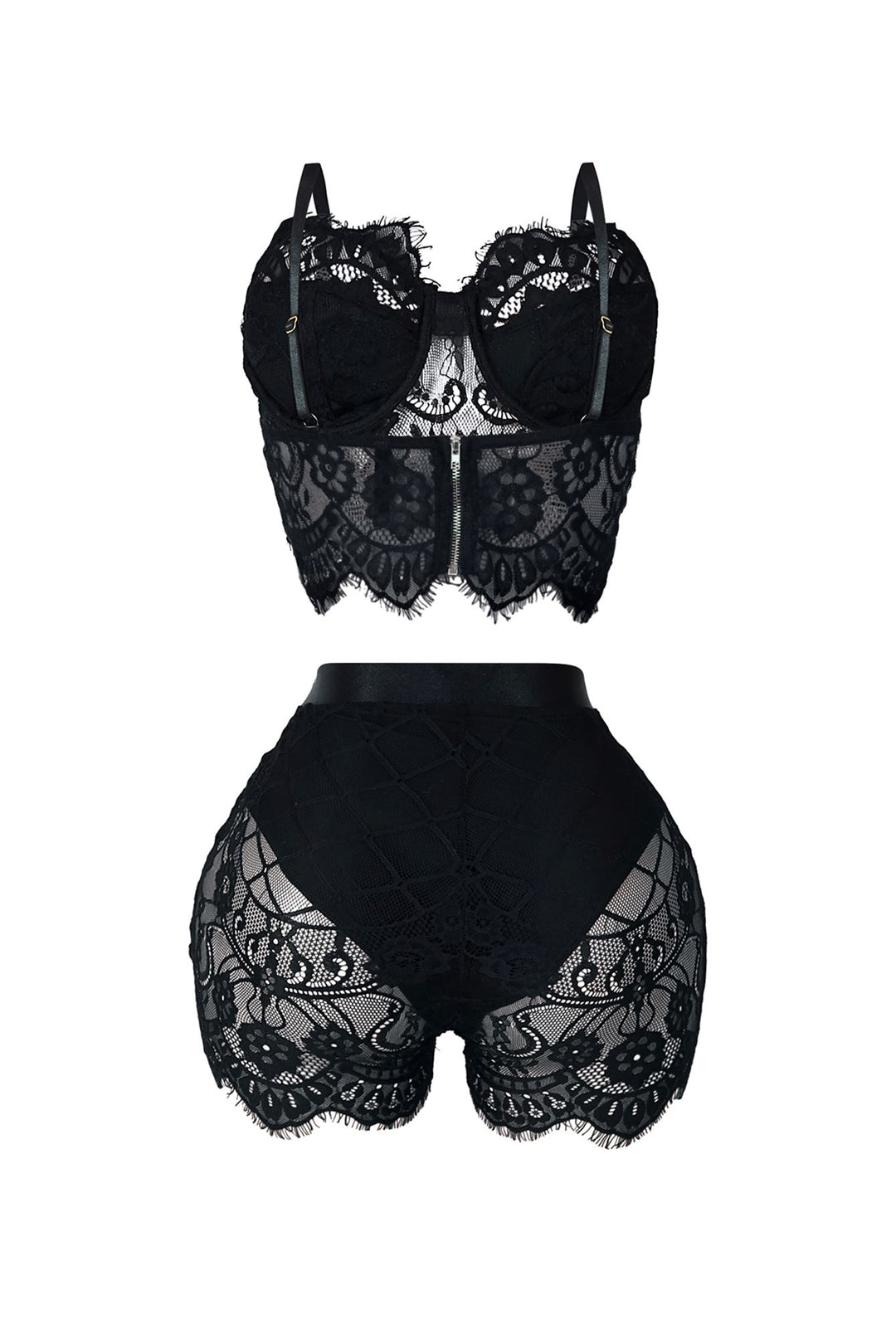 Relapse Lace Bustier &amp; Shorts SET
