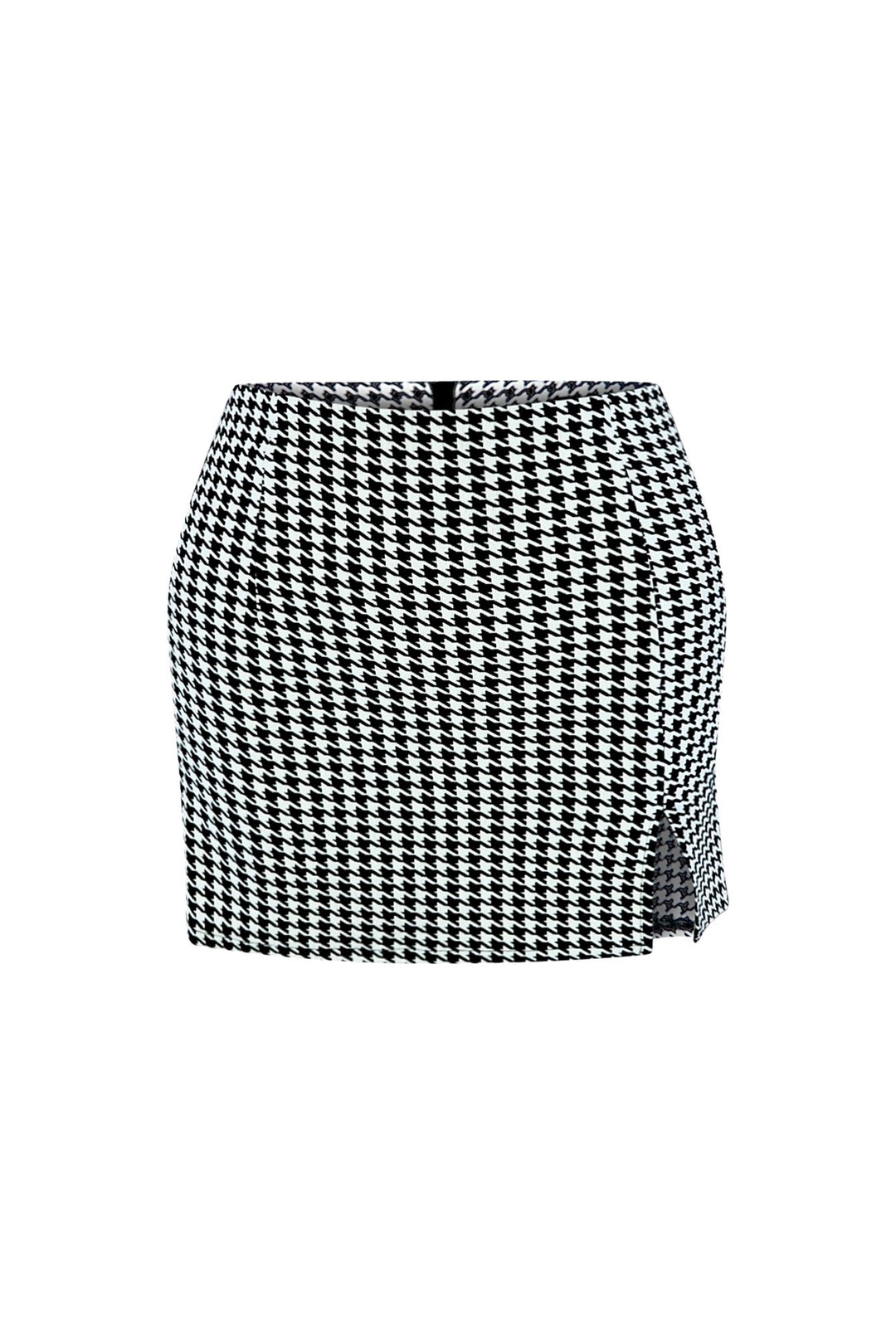 Blair Houndstooth Mini Skirt SKIRT EDGE Small Black/White 