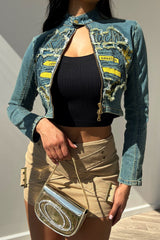 Lover Girl Washed Graphic Jacket Outerwear EDGE 