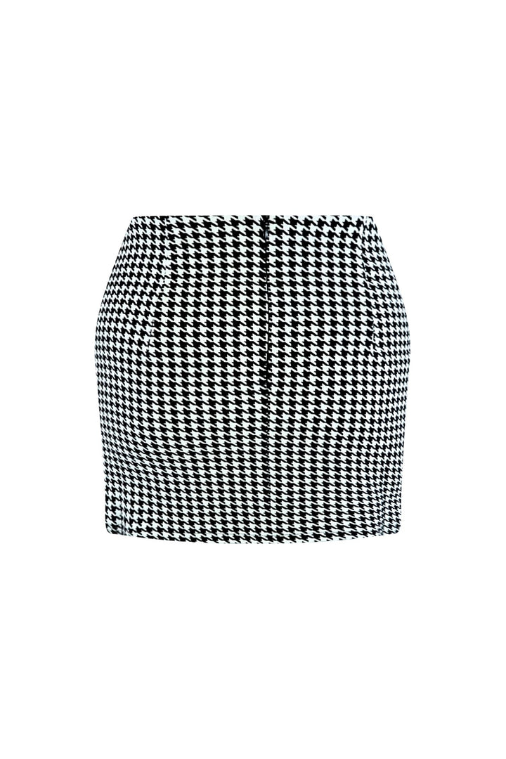 Blair Houndstooth Mini Skirt SKIRT EDGE 