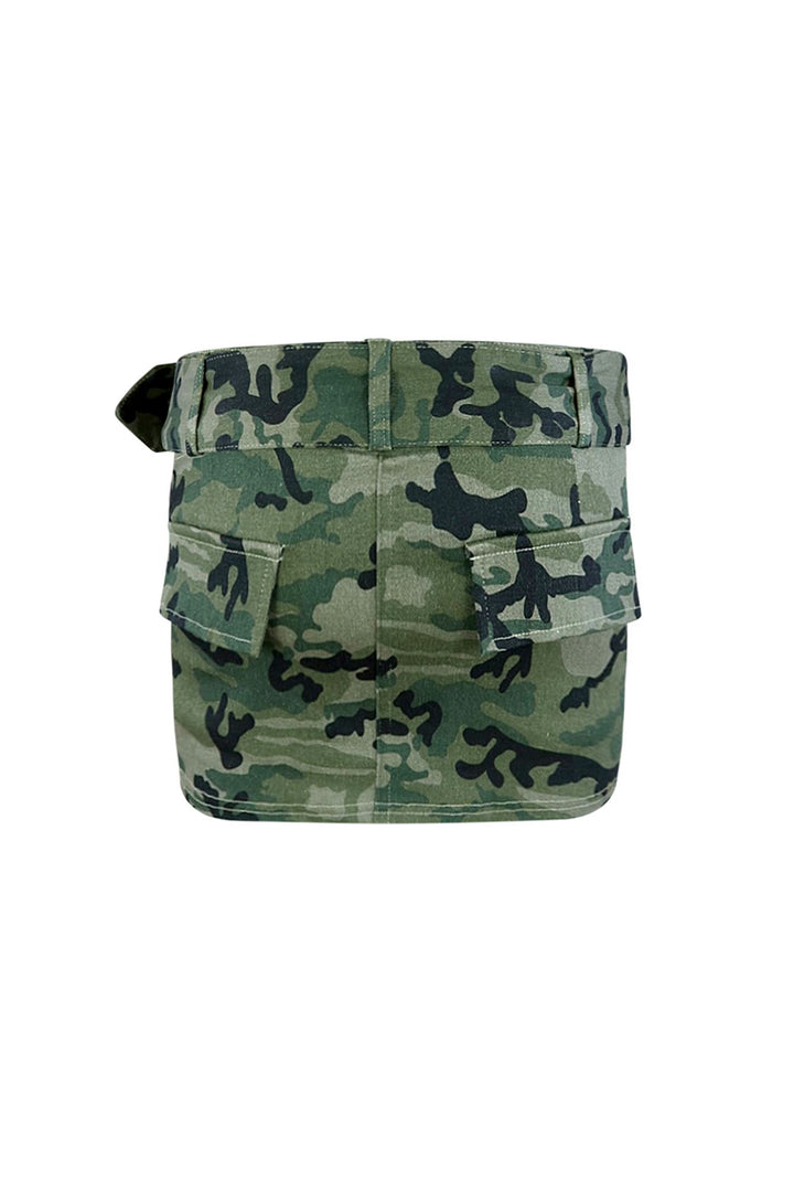 Belted For You Camo Cargo Mini Skirt SKIRT EDGE 