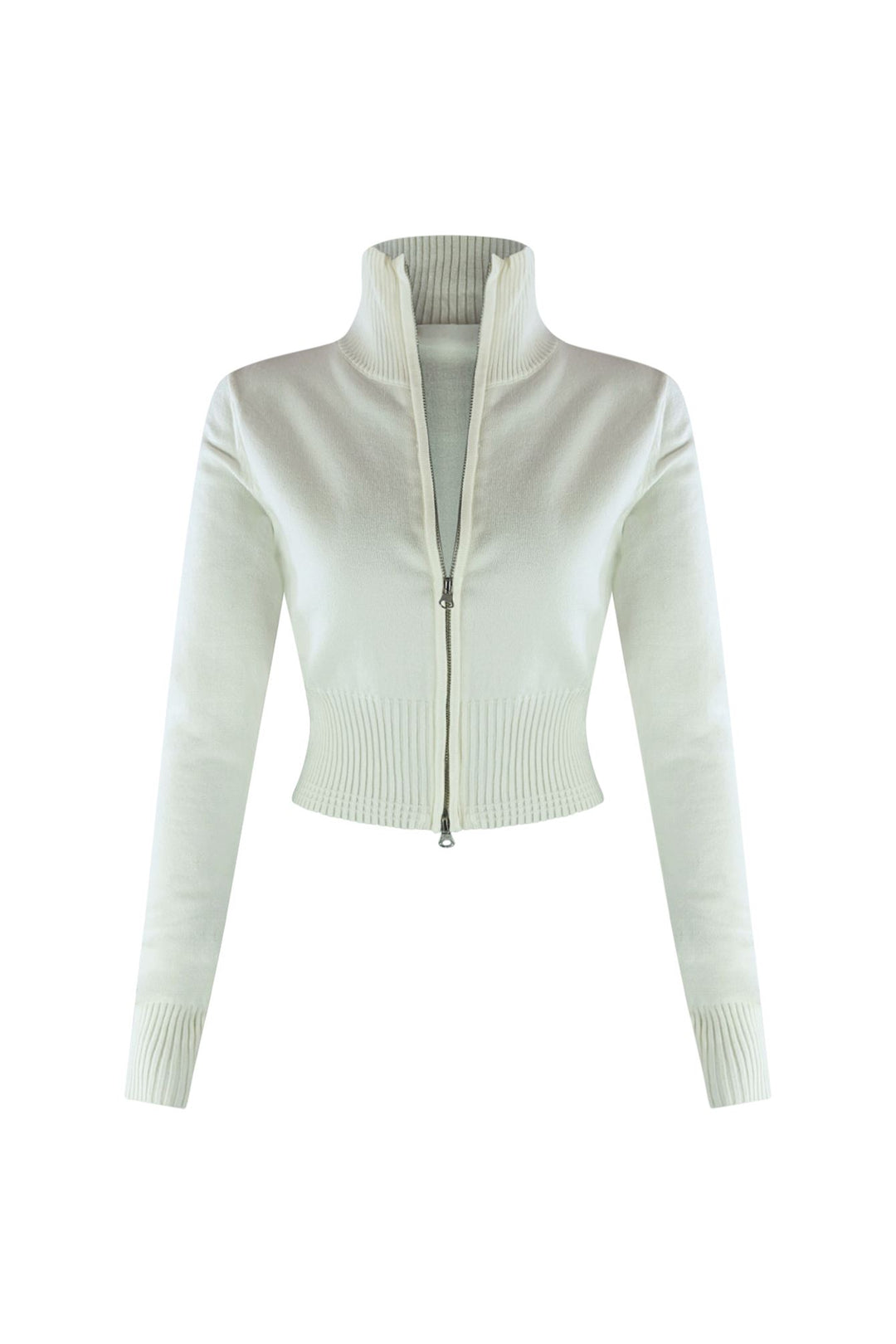 Another Round Two Way Zipper Knit Top