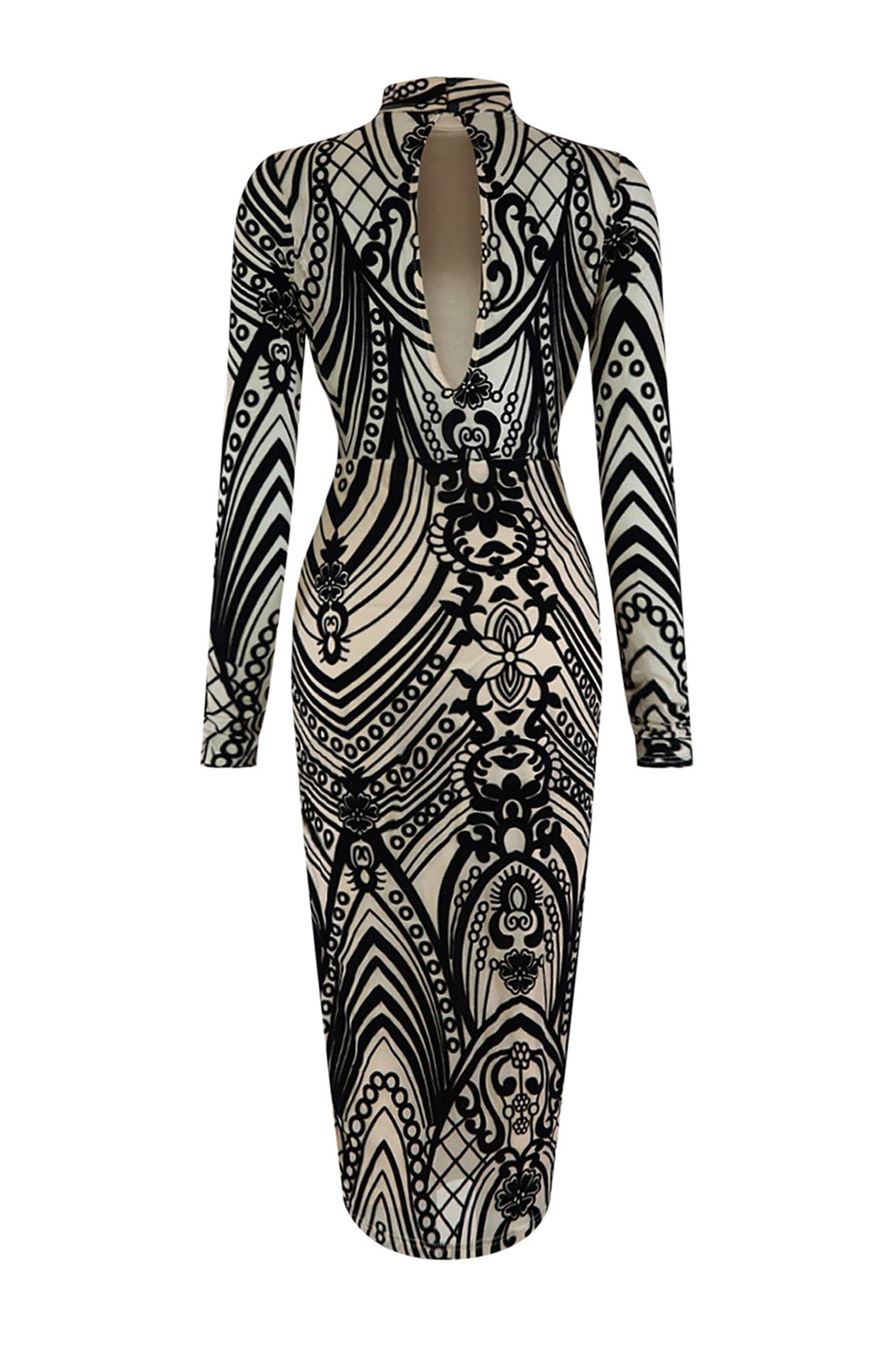 Karma Is Back Velvet Midi Dress Dress EDGE 