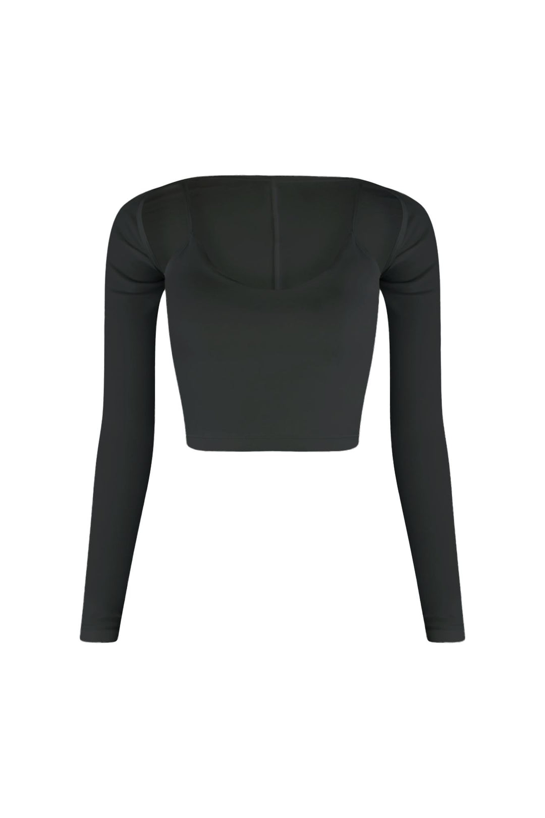 Soothing Basic Cami Crop Top With Bolero Set Crop Top EDGE Small/Medium Black 