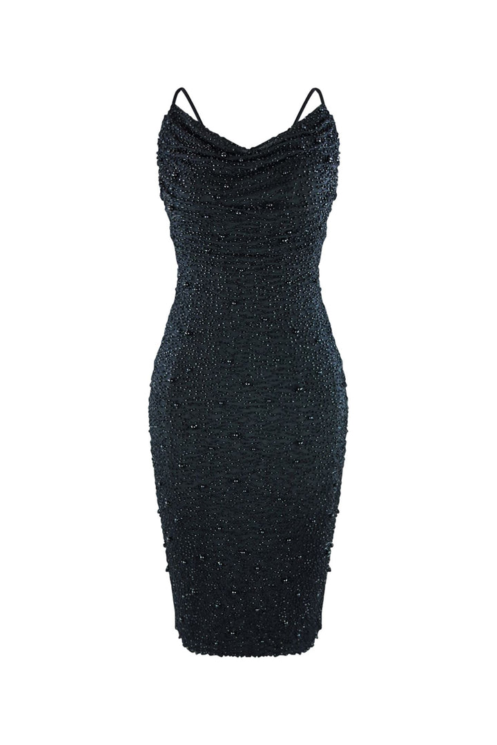 Effortless Love Cowl Neck Midi Dress