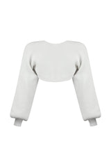 Matilda Ribbed Knit Bolero Cardigan