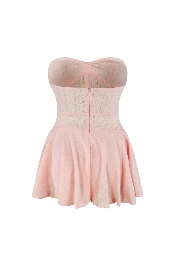 Balletcore Flare Tube Corset Mini Dress Dress EDGE 