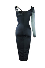 Lets Talk Paperclip Midi Dress