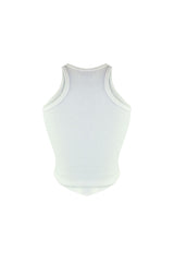 Stunning Piercing Detail Ribbed Top