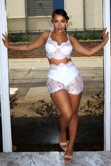 Relapse Lace Bustier &amp; Shorts SET