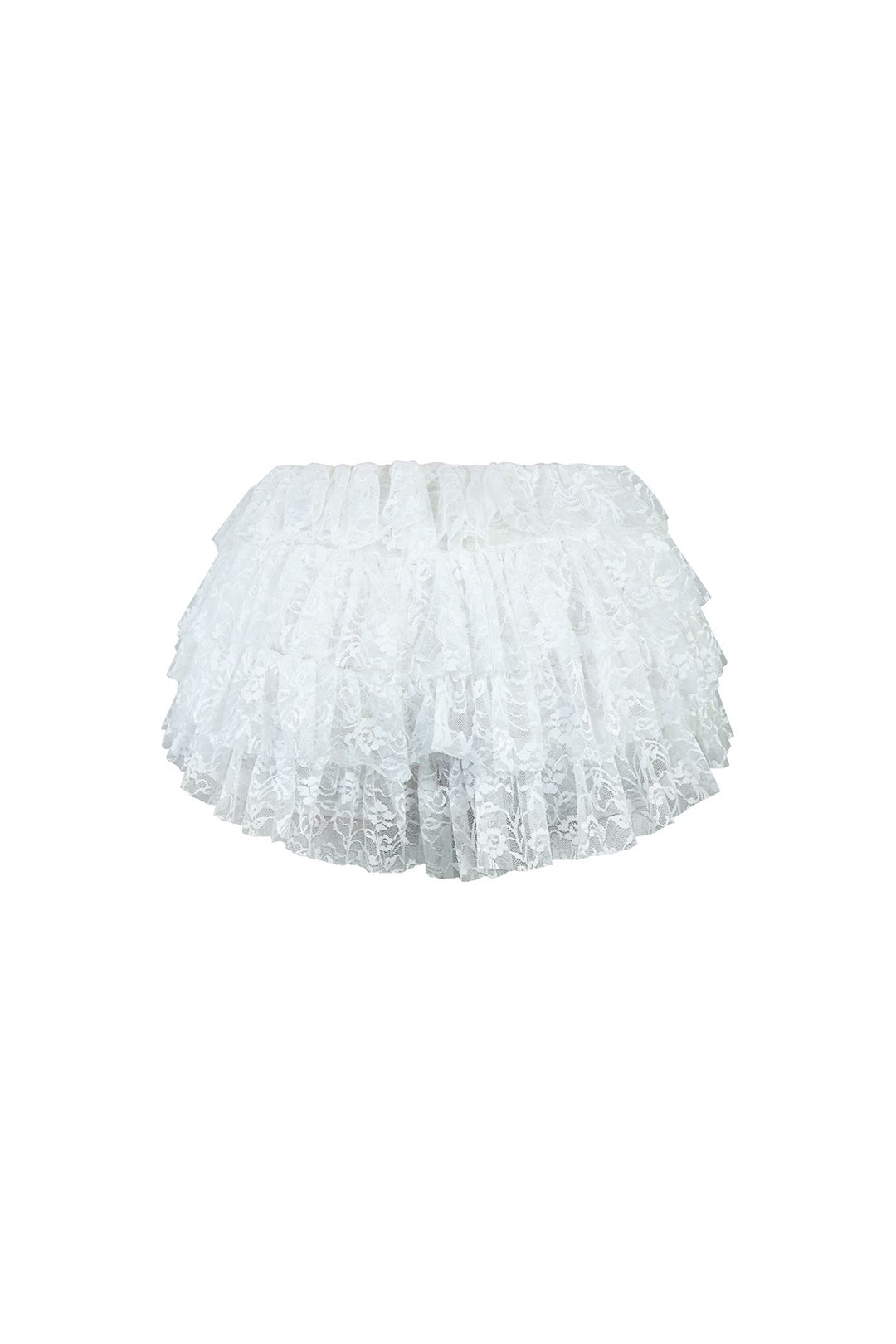 First Date Ruffled Layered Lace Skort