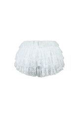 First Date Ruffled Layered Lace Skort