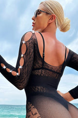 Magical Seamless Lace Lingerie Jumpsuit